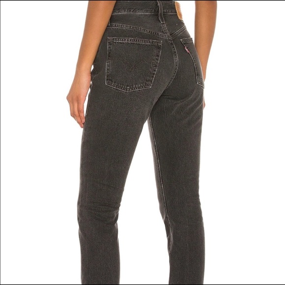 Levi’s 501 Skinny in Black Stick - Picture 4 of 10